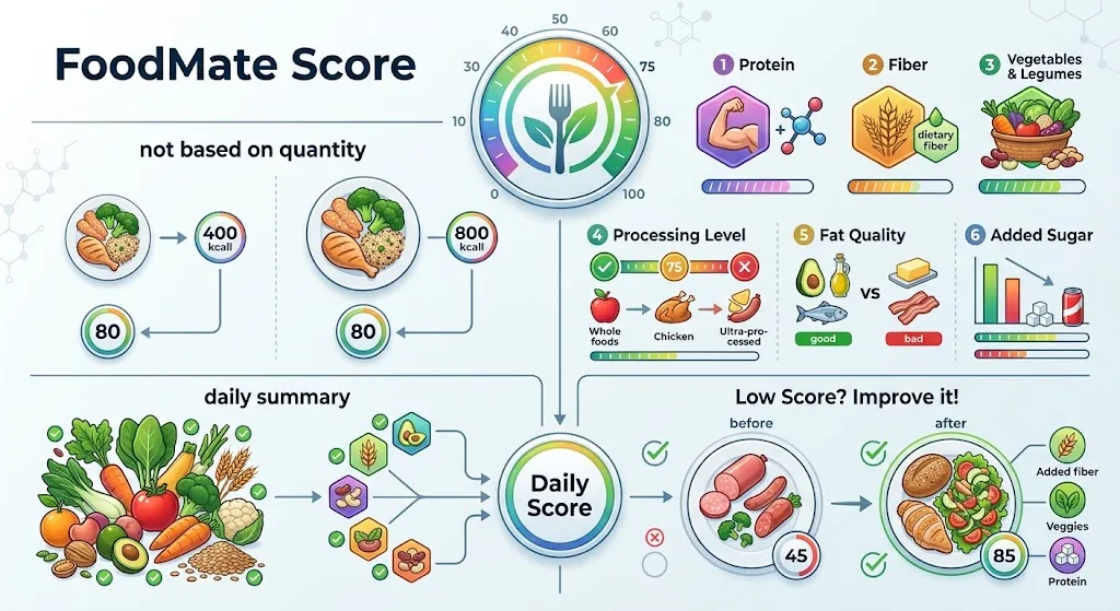 What is the FoodMate Score?