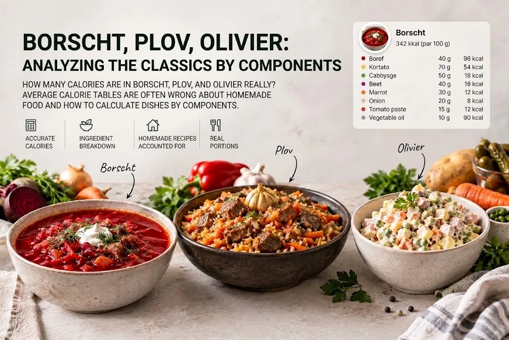 Borsch, plov, and Olivier salad: breaking down the classics by ingredient